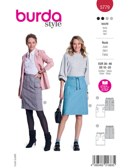 Modello di gonna - Burda 5779
