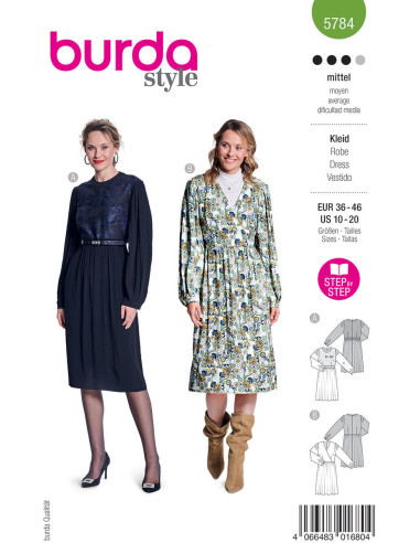 Modello di abito - Burda 5784