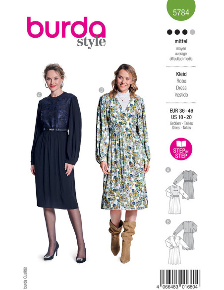 Modello di abito - Burda 5784