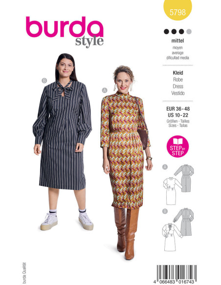 Modello di abito - Burda 5798