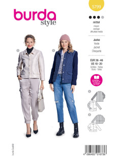 Modello di giacca - Burda 5799