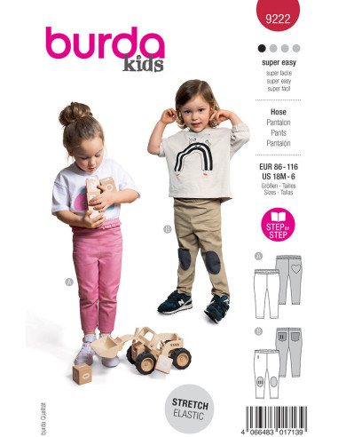Modello di pantaloni - Burda 9222
