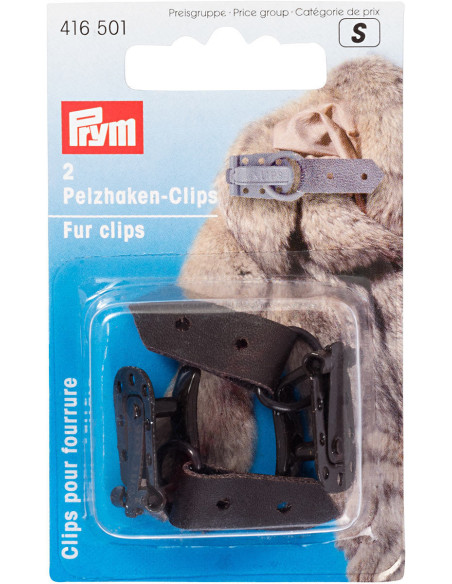 Clip per cappotti di pelliccia - Marrone