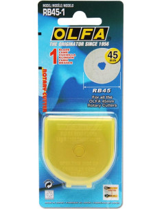 1 lama di ricambio per cutter Olfa - 45 mm