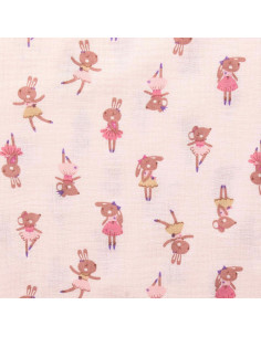 Tessuto doppia garza stampato - Fifi morganite 2