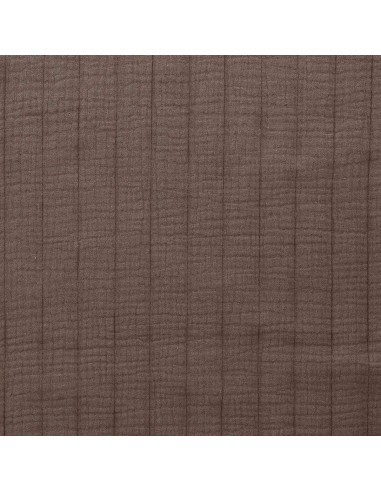 Tessuto di cotone trapuntato - Fauve taupe