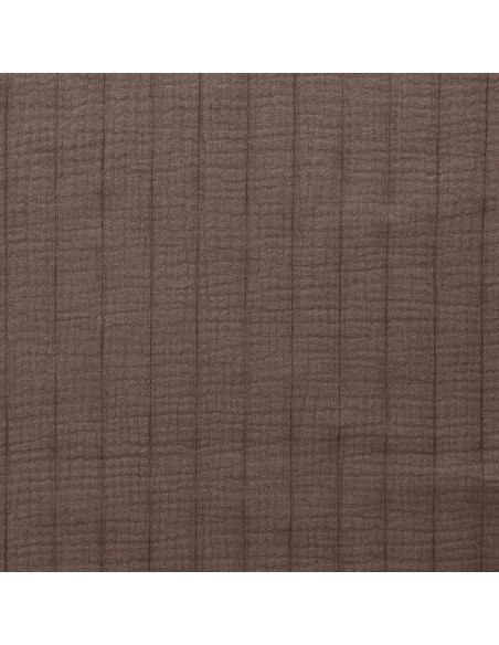 Tessuto di cotone trapuntato - Fauve taupe