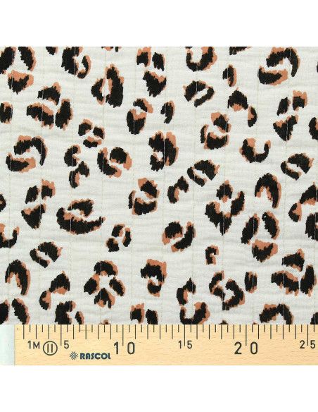 Tessuto di cotone trapuntato - Fulvo écru