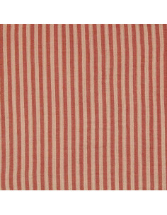 Tessuto doppia garza goffrata a righe - Skin e paprika 2