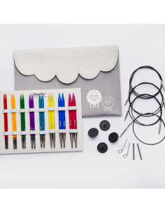 Set di ferri circolari KnitPro Deluxe Spectra