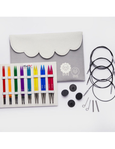 Set di ferri circolari KnitPro Deluxe Spectra