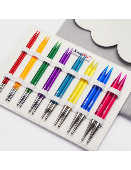Set di ferri circolari KnitPro Deluxe Spectra
