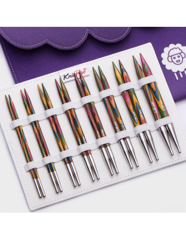 Set di ferri circolari KnitPro Deluxe Symfonie Wood