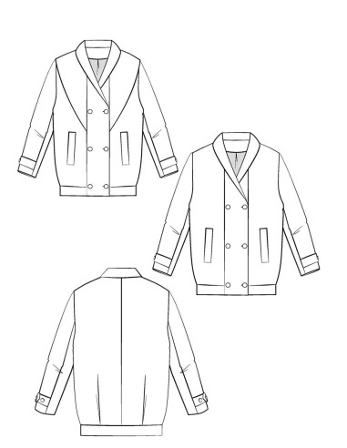Modello di cappotto Cliff - Maison Fauve