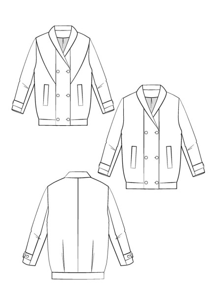 Modello di cappotto Cliff - Maison Fauve