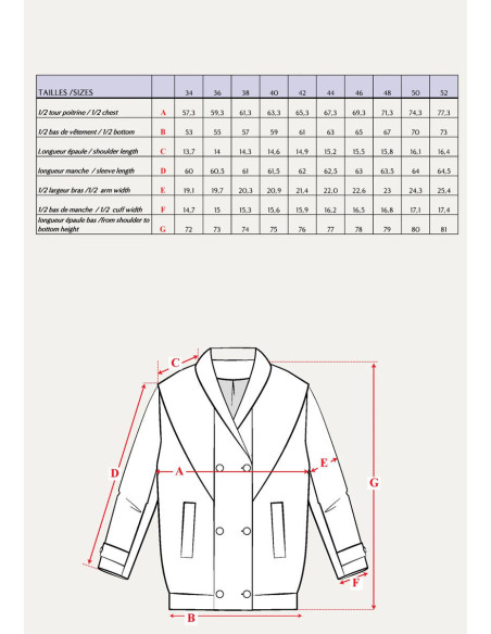 Modello di cappotto Cliff - Maison Fauve