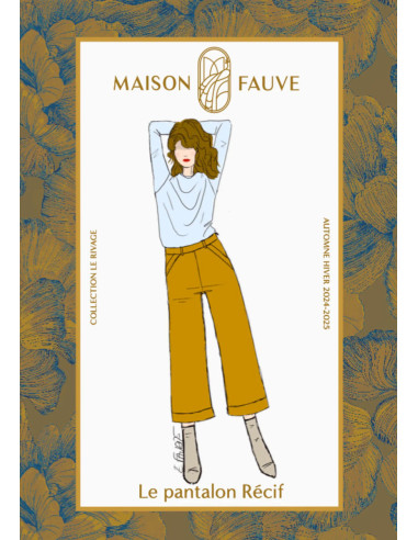 Modello di pantaloni Recif - Maison Fauve