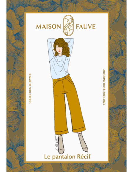 Modello di pantaloni Recif - Maison Fauve