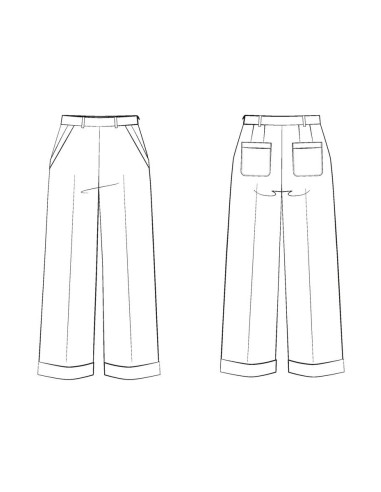 Modello di pantaloni Recif - Maison Fauve