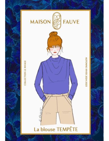 Modello di camicetta Tempête - Maison Fauve