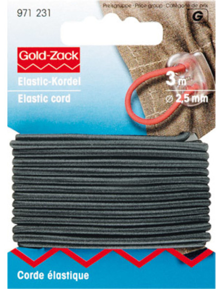 Corda elastica nera