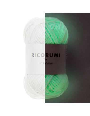 Filo fosforescente Glow in the dark Ricorumi