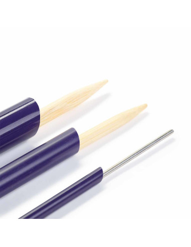 Strumento per guida-passante S, M e L - Blu prugna
