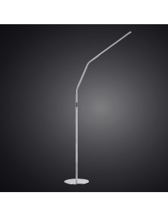 Lampada da terra Daylight Slimline 4 - Acciaio spazzolato