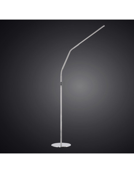 Lampada da terra Daylight Slimline 4 - Acciaio spazzolato
