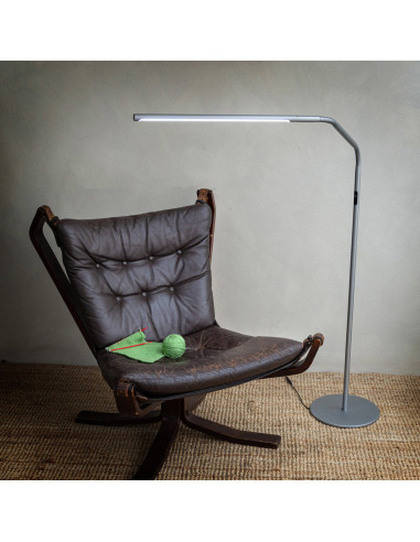 Lampada da terra Daylight Slimline 4 - Grigio ghiaccio