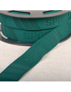 Elastico boxer sport in rilievo - Verde