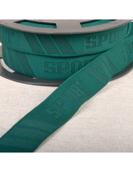 Elastico boxer sport in rilievo - Verde