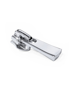Cursore per chiusura in nylon 5 mm - Argento