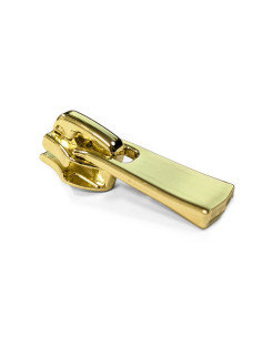 Cursore per chiusura in nylon 5 mm - Oro