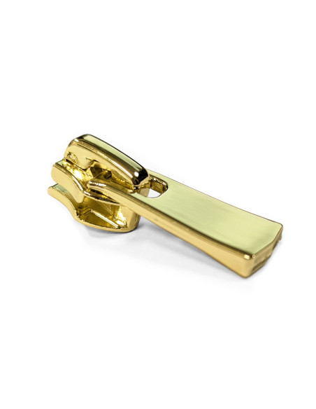 Cursore per chiusura in nylon 5 mm - Oro