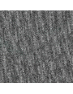 Tessuto di lana tweed per cappotto - Grigio chiaro 2