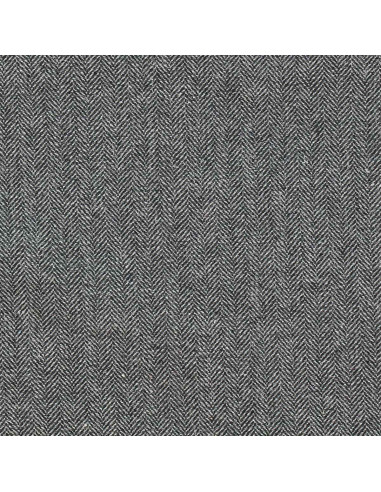 Tessuto di lana tweed per cappotto - Grigio chiaro