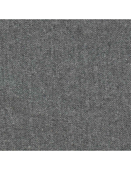 Tessuto di lana tweed per cappotto - Grigio chiaro