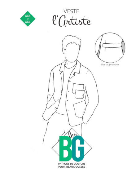 Modello di giacca l'Artiste - Les BG