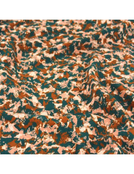 Tessuto viscosa Granite Verde - Églantine & Zoé