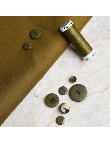 Tessuto di cotone idrorepellente Trench Dreamy Twilight - Atelier Brunette