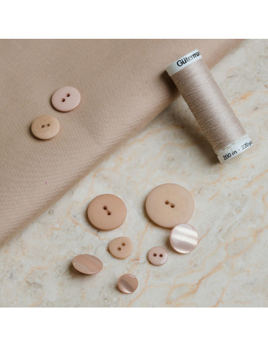 Tessuto di cotone idrorepellente Trench Sandy Sand - Atelier Brunette