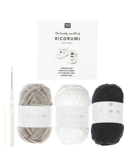 Kit per uncinetto Stivaletti per Bambini - Coniglio