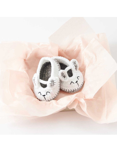 Kit per uncinetto Stivaletti per Bambini - Coniglio