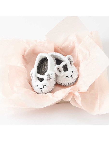 Kit per uncinetto Stivaletti per Bambini - Coniglio