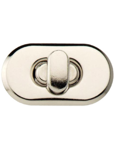 Chiusura ovale per borse - Argento