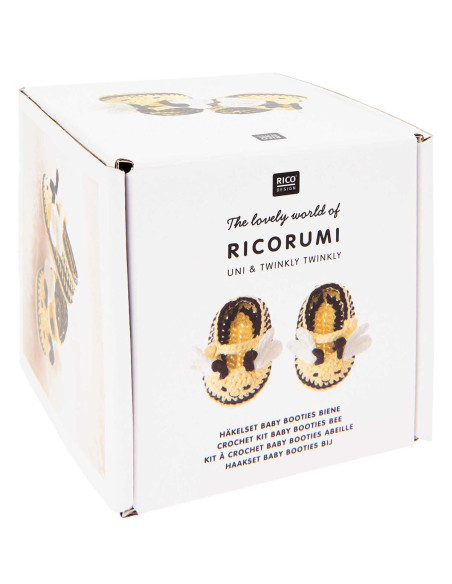Kit per uncinetto scarpine per neonati - Ape