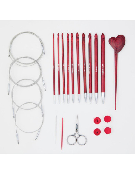 Set di uncinetti tunisini Amore KnitPro