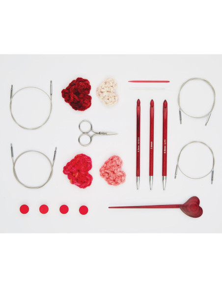 Set di uncinetti tunisini Amore KnitPro
