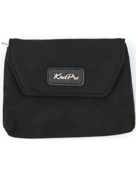 Astuccio per accessori da maglia KnitPro - Nero